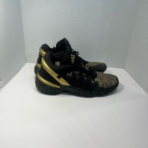 Adidas Donovan issue #2 Black and Gold Sneakers